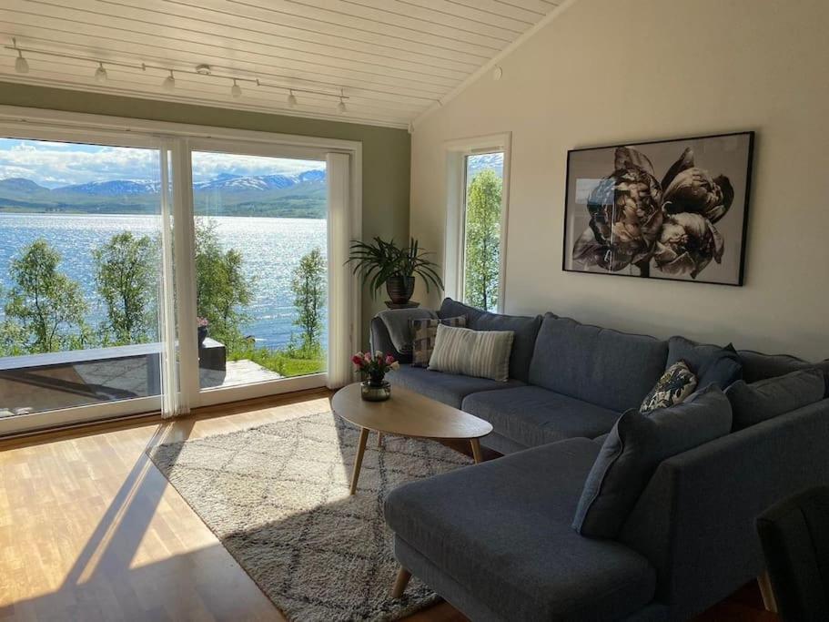 Great House With Amazing Location!!Sea & Mountain View! Villa Kvaloya Eksteriør bilde